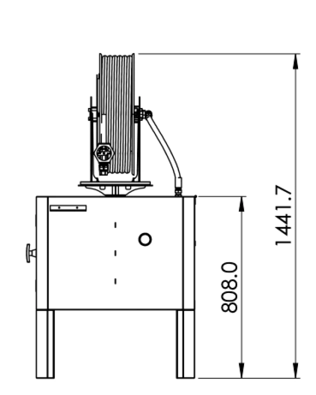 Arcus LEVO Food Production Washdown Station Drawing 1